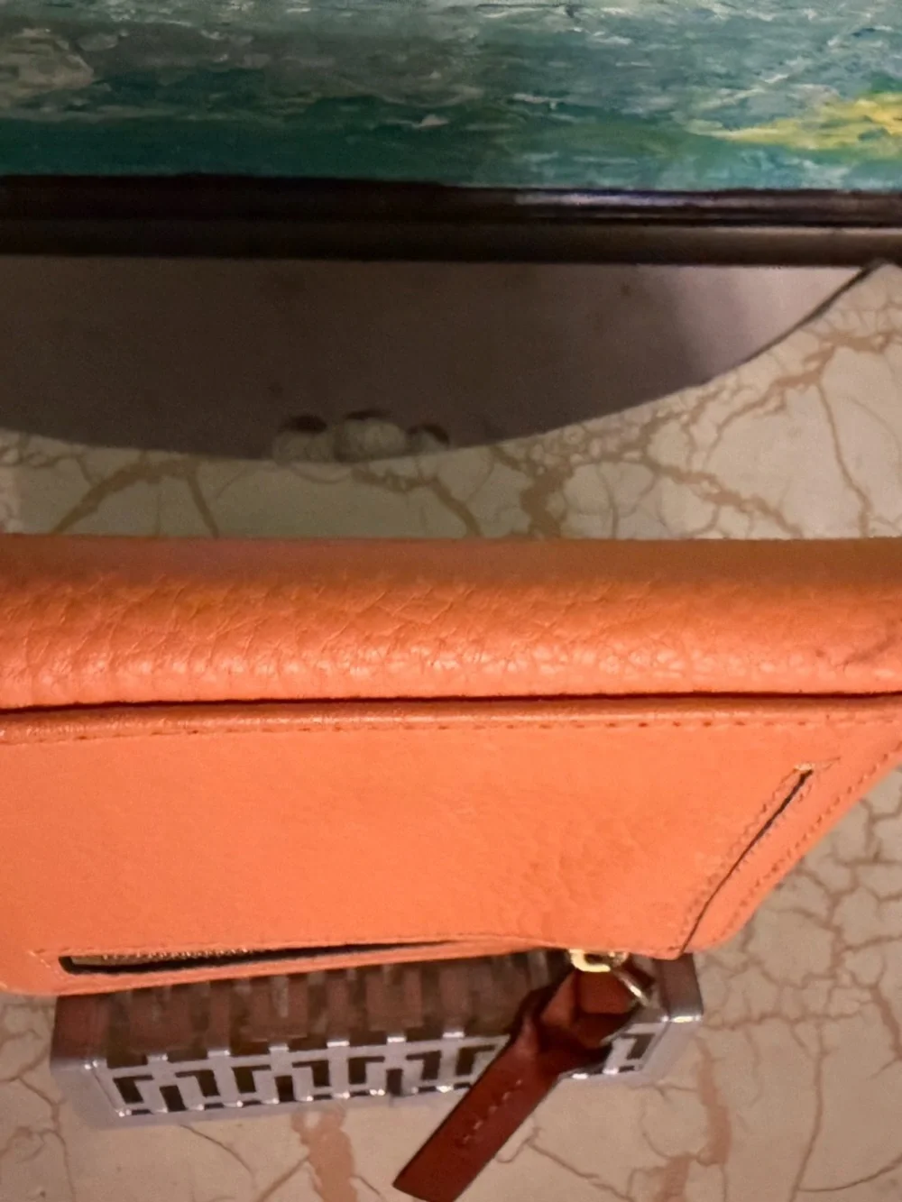 Dooney & Bourke Clementine Pebbled Leather Zip Wallet